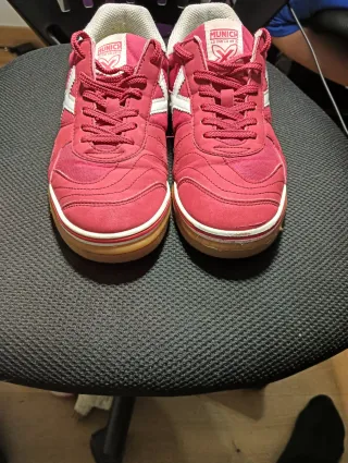 Zapatillas Munich Gresca Rojas y Blancas