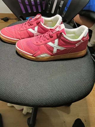 Zapatillas Munich Gresca Rojas y Blancas
