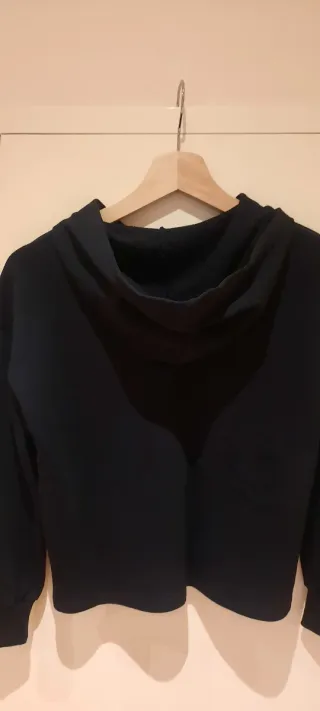 Casaco Benetton Preto com capuz