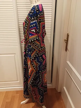 VESTIDO KAFTÁN, T-ÚNICA