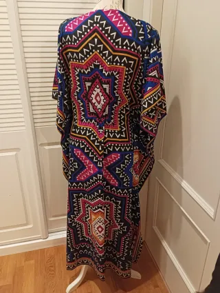 VESTIDO KAFTÁN, T-ÚNICA