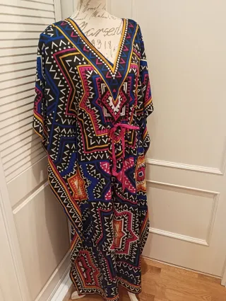 VESTIDO KAFTÁN, T-ÚNICA