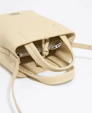 Bolso Bimba y Lola Chihuahua Piel Beige Pequeño