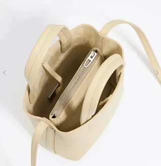 Bolso Bimba y Lola Chihuahua Piel Beige Pequeño