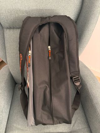 Paletero Bullpadel Negro y Naranja