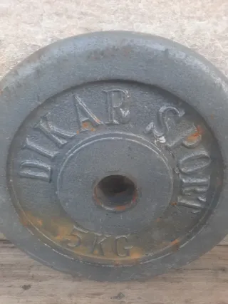 Disco pesa hierro fundido 5 kg