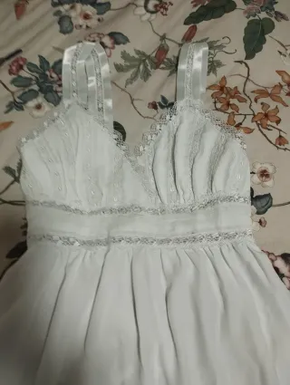 Camisón mujer encaje blanco