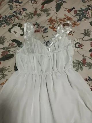 Camisón mujer encaje blanco