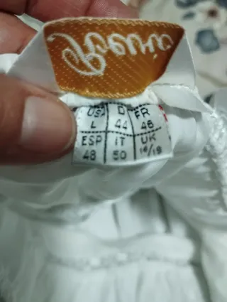 Camisón mujer encaje blanco