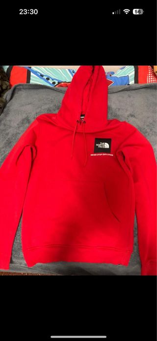 Sudadera The North Face Roja Mujer