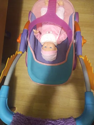 Carrello per passeggino giocattolo per bambole