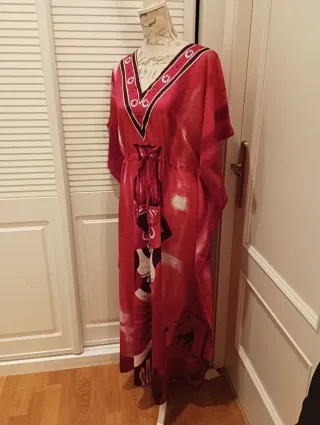 VESTIDO KAFTÁN, T-ÚNICA