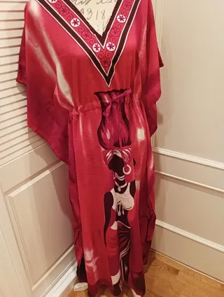 VESTIDO KAFTÁN, T-ÚNICA