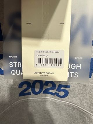 Sudadera Eme Studios Talla Única Gris