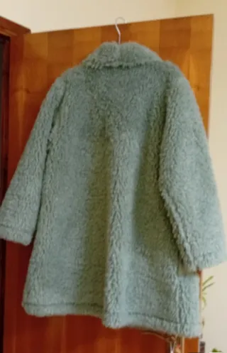 Chaquetón verde pelo