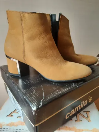 Botas Camila's Marrón Tacón Plataforma