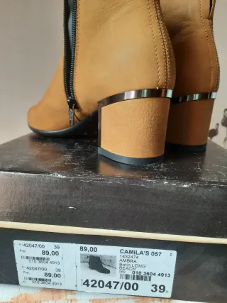 Botas Camila's Marrón Tacón Plataforma