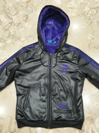 Bomber Adidas Chile 62 Nero/viola Tg 40/EU 46/it