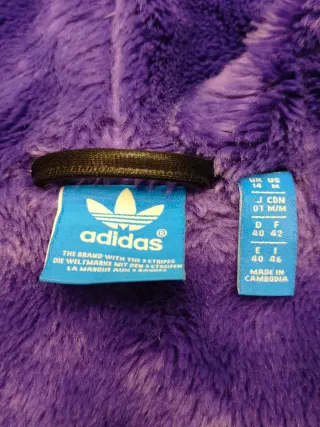 Bomber Adidas Chile 62 Nero/viola Tg 40/EU 46/it