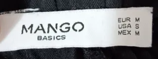 Pantalón negro Mango