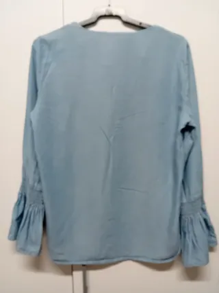 Blusa vaquera Cortefiel Talla M