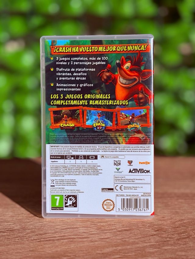 (NUEVO) Crash Bandicoot N. Sane Trilogy NSW