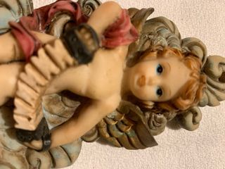 Piccola acquasantiera angelo collezione