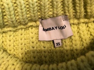 Jersey Bimba y Lola oversize verde/amarillo