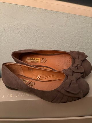 Manoletinas Sole Desire grises talla 37