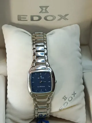 Orologio Edox Les Bémonts Blu. Donna Nuovo