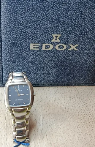 Orologio Edox Les Bémonts Blu. Donna Nuovo