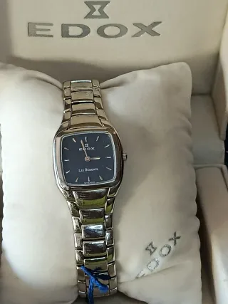 Orologio Edox Les Bémonts Blu. Donna Nuovo