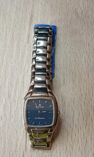 Orologio Edox Les Bémonts Blu. Donna Nuovo