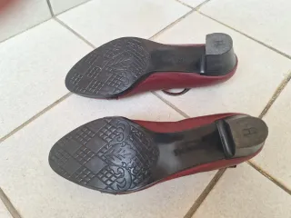 Zapatos Mary Jane Hispanitas Piel Burdeos