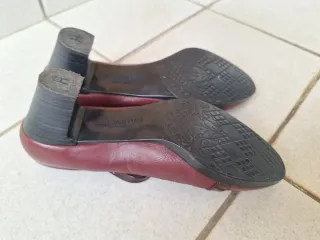 Zapatos Mary Jane Hispanitas Piel Burdeos