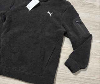 Felpa Puma Teddy Nera Taglia S/M
