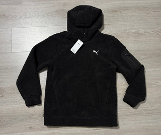 Felpa Puma Teddy Nera Taglia S/M