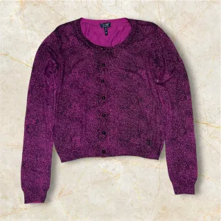 Cárdigan Armani Jeans Morado