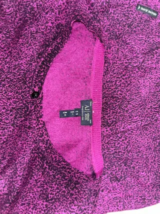 Cárdigan Armani Jeans Morado