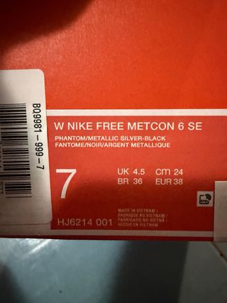Nike Free Metcon 6 per CrossFit