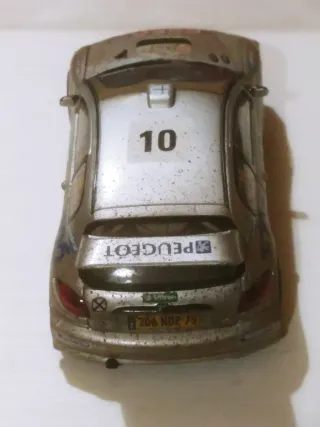 Coche Scalextric Peugeot 206 WRC