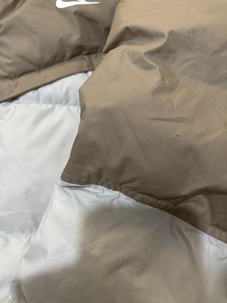 Piumino Nike Invernale Marrone e Bianco