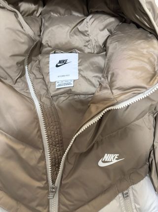 Piumino Nike Invernale Marrone e Bianco