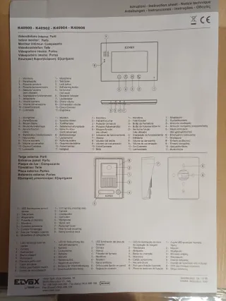 Videocitofono Vimar Elvox
