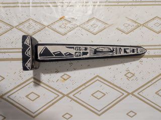 Figura Egipto Jeroglíficos Montañas