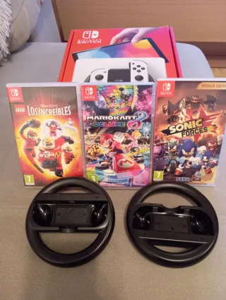 Nintendo Switch OLED Bianca