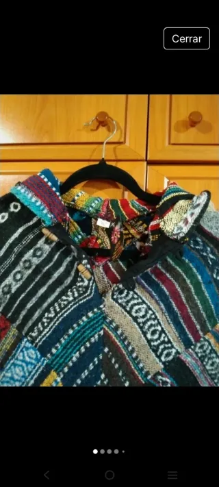 Poncho estilo hippie nuevo made in Nepal