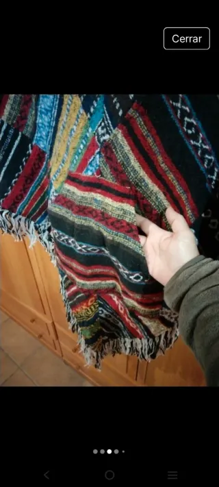 Poncho estilo hippie nuevo made in Nepal