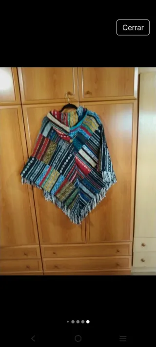 Poncho estilo hippie nuevo made in Nepal