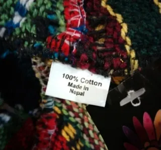 Poncho estilo hippie nuevo made in Nepal